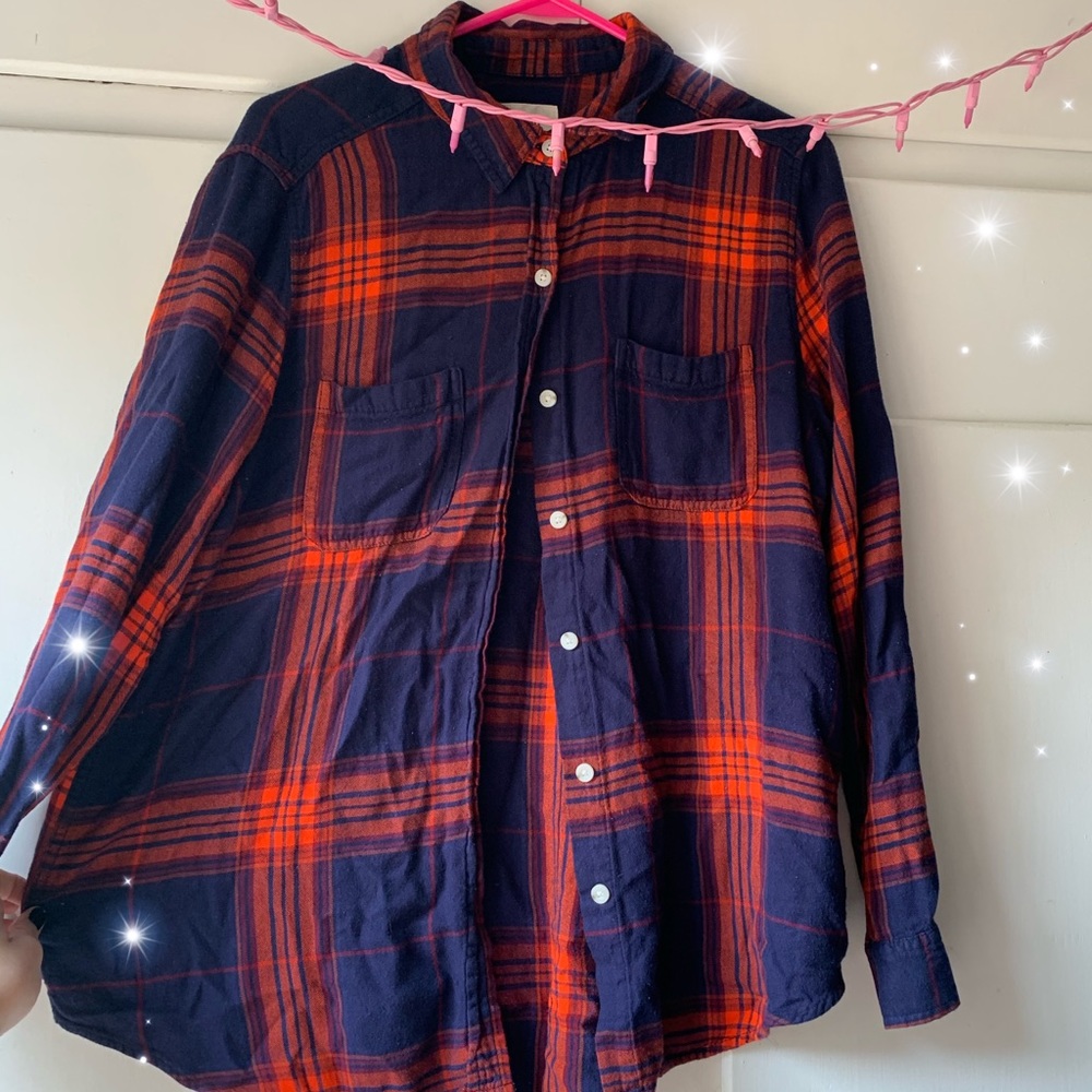 Cute thin plaid flannel